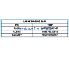Lapak Daging Sapi Pasar Intermoda BSD