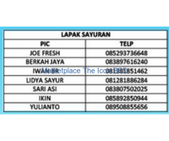 Lapak Kios Sayuran Pasar Intermoda BSD