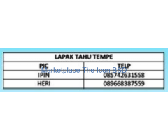Lapak Tahu Tempe Pasar Intermoda BSD