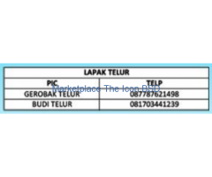 Lapak Telur Pasar Intermoda BSD